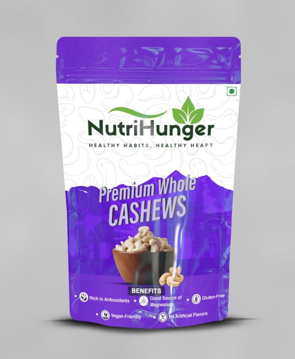 Premium Whole Cashews (500gm)